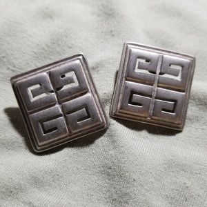 Givenchy geometric statement earrings